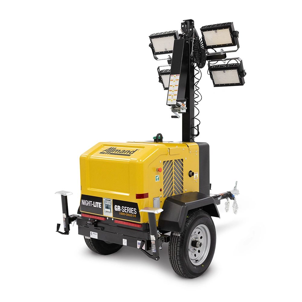 Mobile LED light tower
